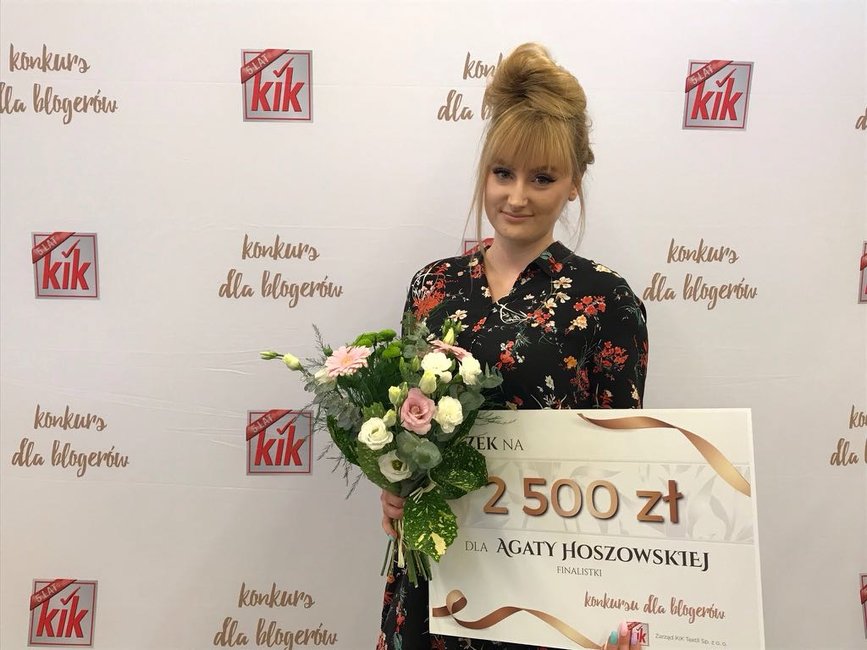 Blogerka z Czempina otrzymała nagrodę o wartości 2 500 zł.