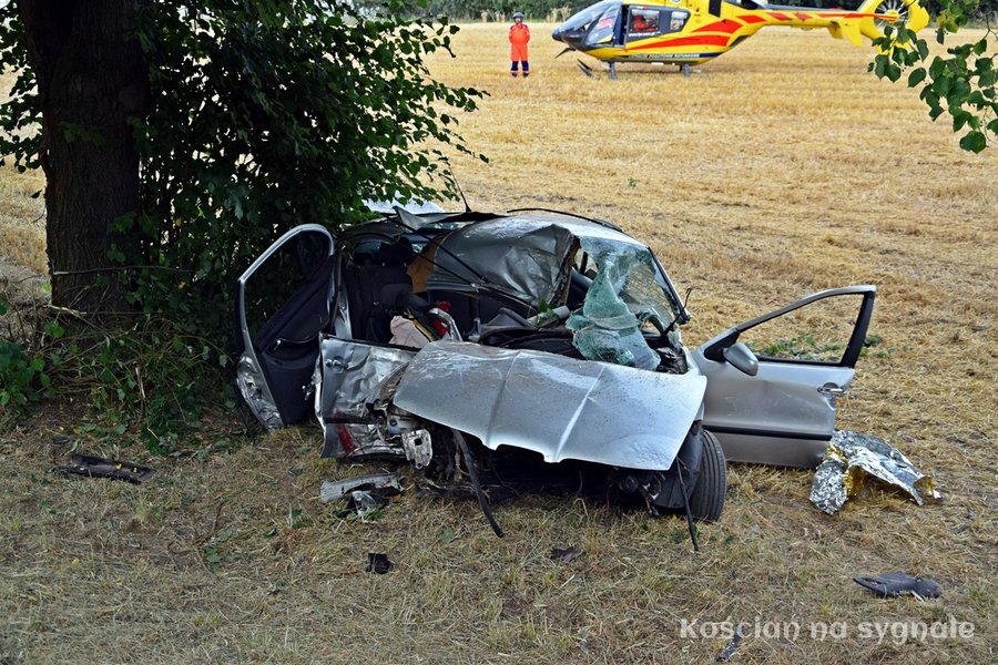 W Gierałchowie ranne zostały dwie osoby