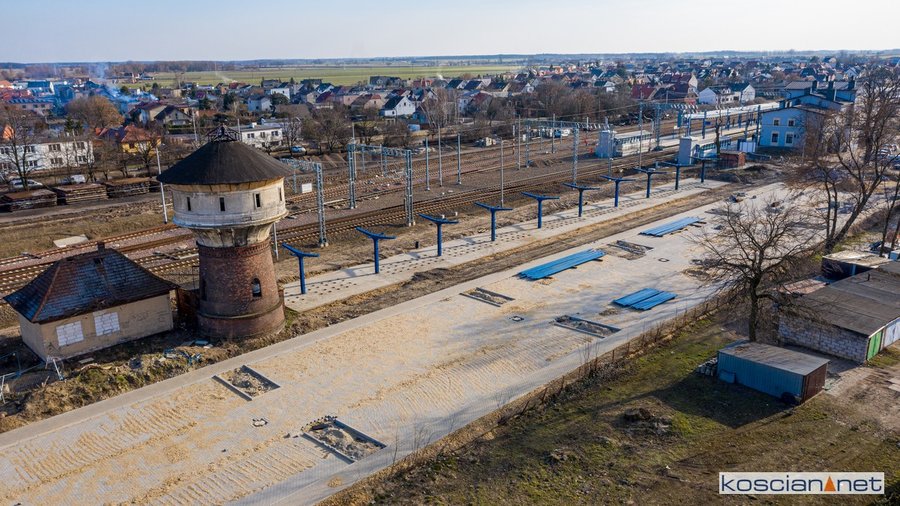 Zdjęcia placu budowy z 10 marca 2021 roku.