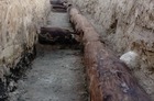 Fragmenty szesnastowiecznej sieci wodociągowej