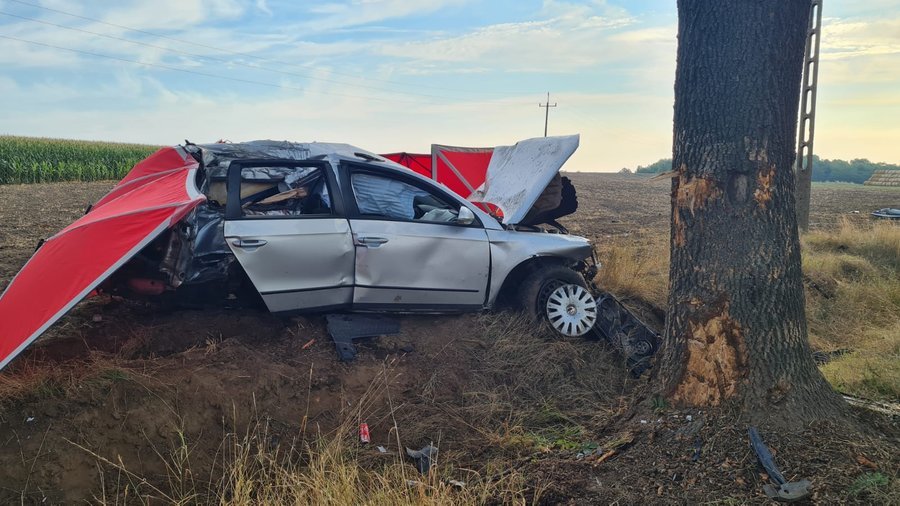 Do śmiertelnego wypadku doszło w piątek, 13 sierpnia, na drodze z Czacza do Przysieki Polskiej. Zginął 23-letni kierowca.