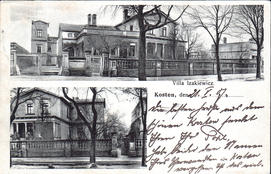 Willa na kartce pocztowej z 1907 roku