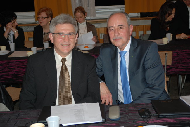 Bernard Turski (z prawej) i Stefan Stachowiak