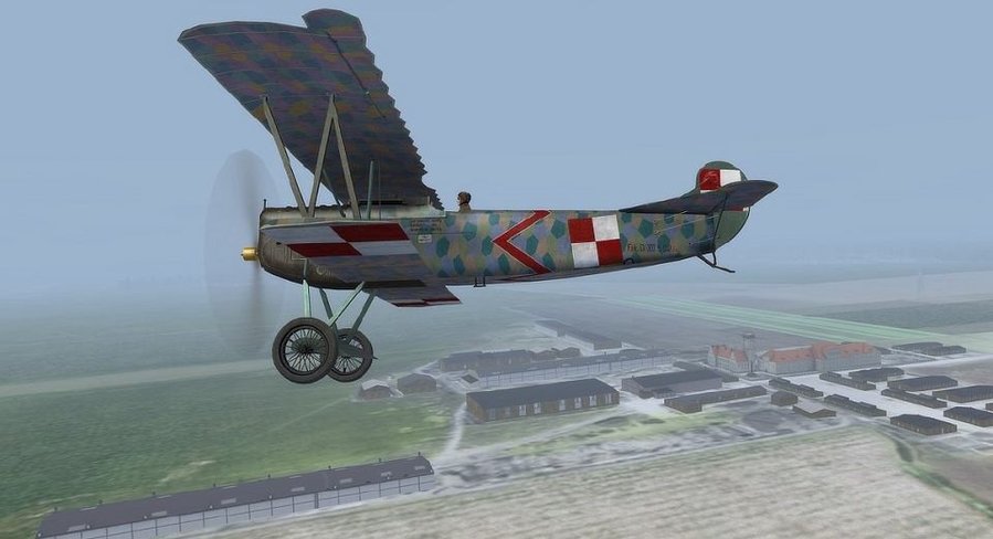 Replika samolotu Fokker zdobytego przez powstańców wielkopolskich
