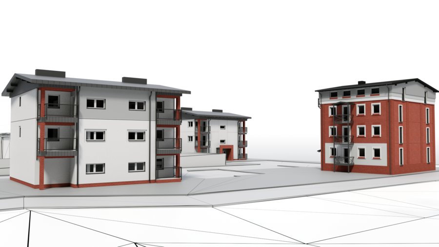 Wizualizacja nowego osiedla w Jerce
