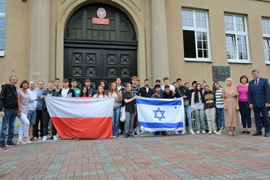 Wizyta izraelskiej młodzieży w Kościanie