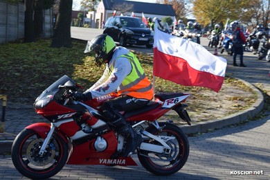 Rajd motocyklowy w rocznicę odzyskania niepodległości