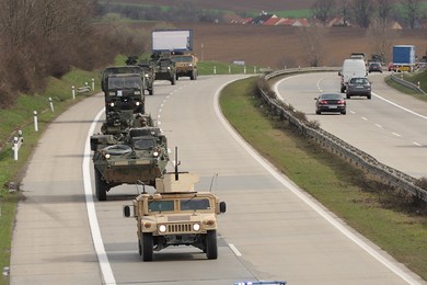 Uwaga na wzmożony ruch pojazdów wojskowych