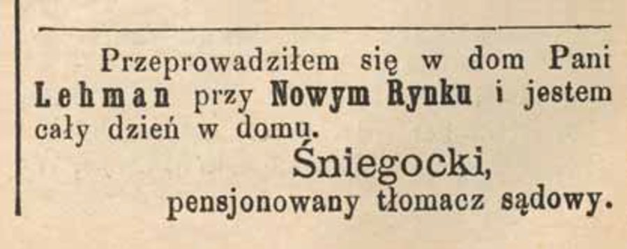 Kostener Kreisblatt ”, nr 42, 20 X 1888 r.