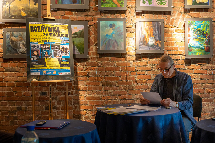 Program święta miasta przedstawił podczas konferencji prasowej dyrektor KOK Dariusz Łukaszewski 