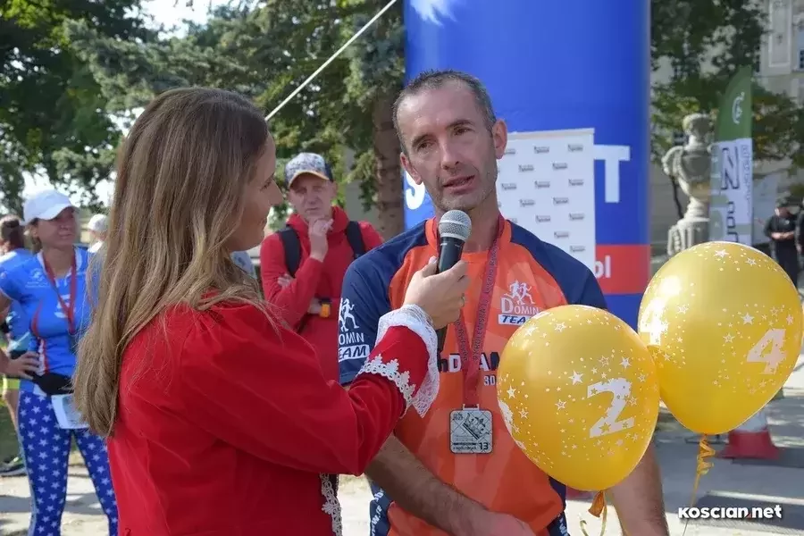 Na mecie biegu w Rydzynie