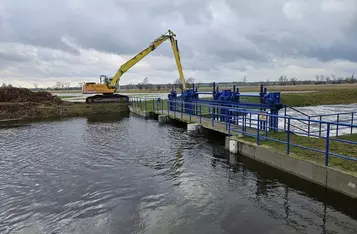 Kościański Kanał Obry w okolicy Gryżyny 