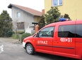 Spłonął kosz i tapczan 