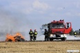 Pożar na polu