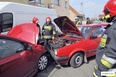 Uderzył w dwa auta 