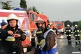 Pożar od uderzenia pioruna