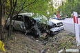 Audi zderzyło się z tirem