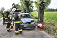 Uderzył w drzewo
