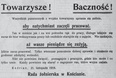 Towarzysze! Odezwa sprzed wieku