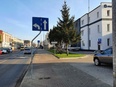 Rozbił się przed komendą 