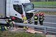Iveco zablokowało pas ruchu