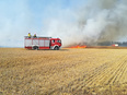 Pożar ścierniska