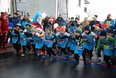 Biegali w fartuszkach