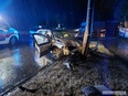 Rozbił się uciekając przed policją 