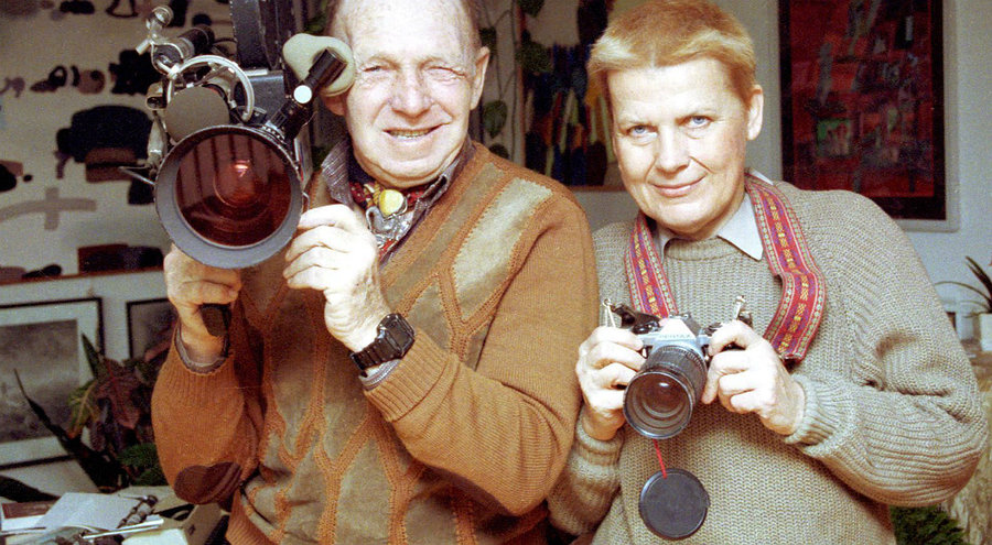 Tony Halik i Elżbieta Dzikowska