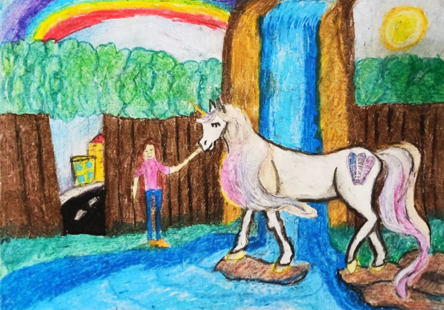 Ilustracja wyróżnionej pracy. Rys. Kalina Kondras