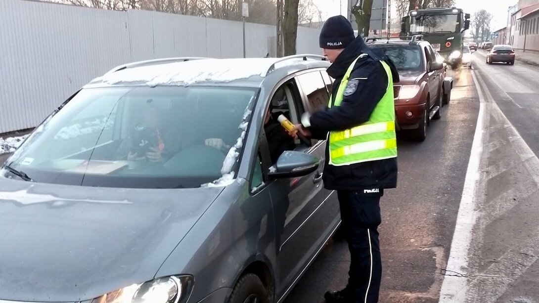 W rejonie ronda Unii Europejskiej w Kościanie przebadano 886 kierowców - wszyscy byli trzeźwi.