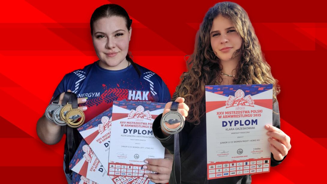 Aleksandra Hertmanowska i Klara Grześkowiak