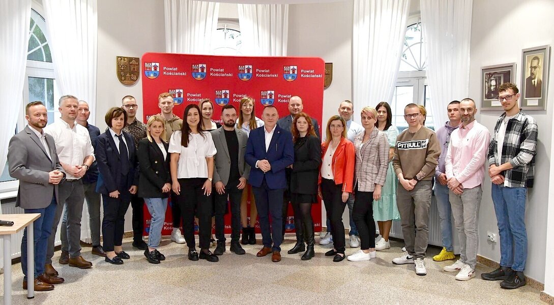 Uroczyste spotkanie odbyło się 24 kwietnia w Starostwie Powiatowym w Kościanie.
