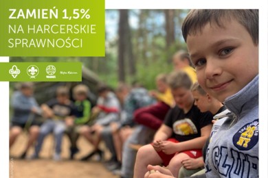 Zamień 1,5% na harcerskie sprawności