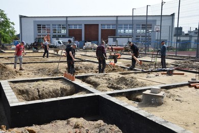 Fundamenty gotowe. Powstaje Centrum Kształcenia Praktycznego