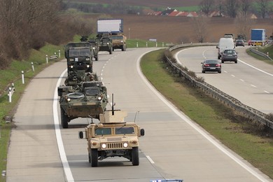 Uwaga na wzmożony ruch pojazdów wojskowych