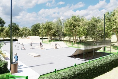 Skatepark w Kościanie. Urząd przedstawił wizualizację