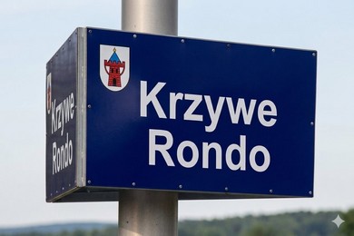„Krzywe Rondo” oficjalnie na mapie Kościana