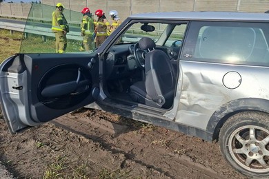 Kolizja na S5. Kierowca Mini ukarany mandatem